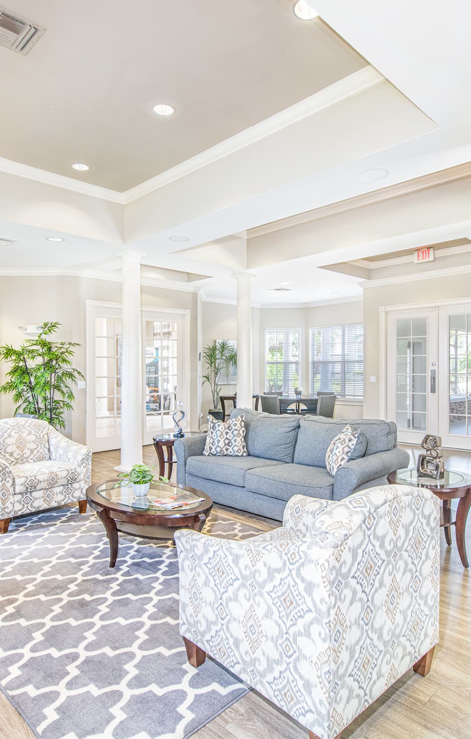 Clubhouse at MAA Heather Glen luxury apartment homes in Orlando, FL