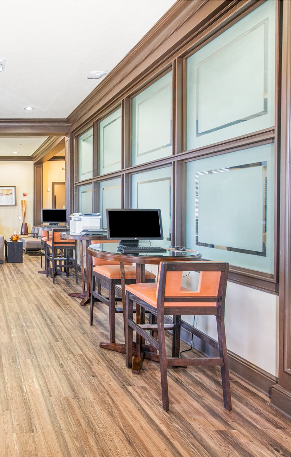Business center at MAA Lake Mary luxury apartment homes in Orlando, FL