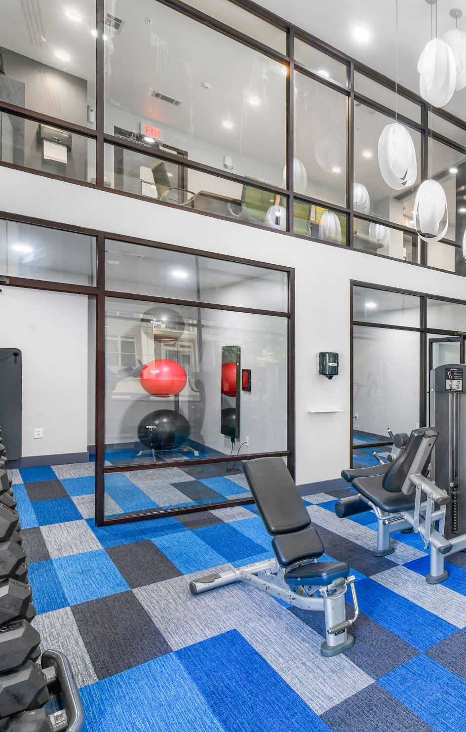 Fitness center at MAA Buckhead luxury apartment homes in Atlanta, GA