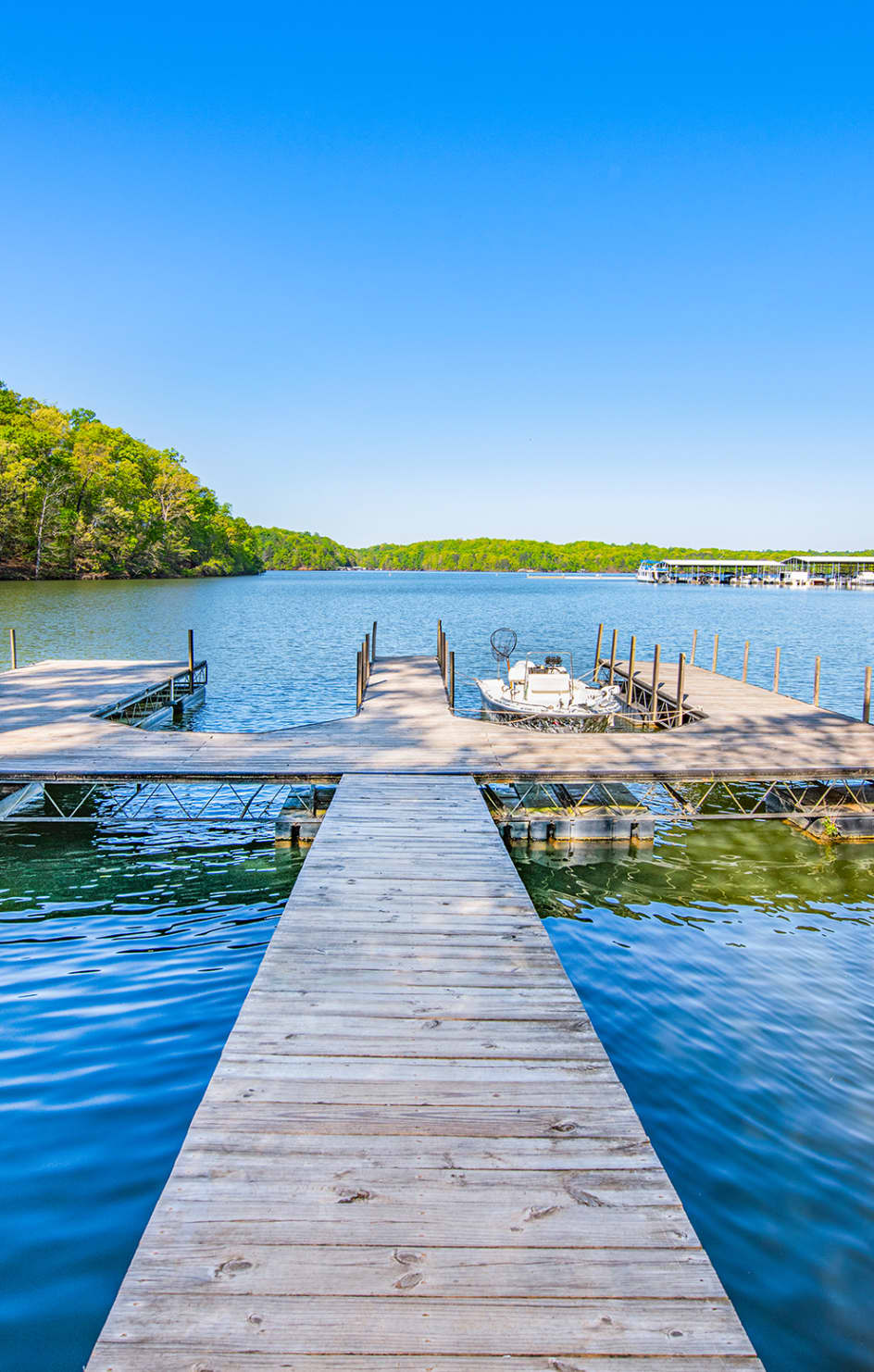 Dock at MAA Lake Lanier luxury apartment homes in Gainesville, GA