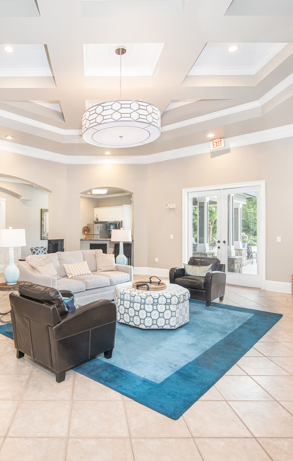 Clubhouse at Oaks at Wilmington Island luxury apartment homes in Savannah, GA