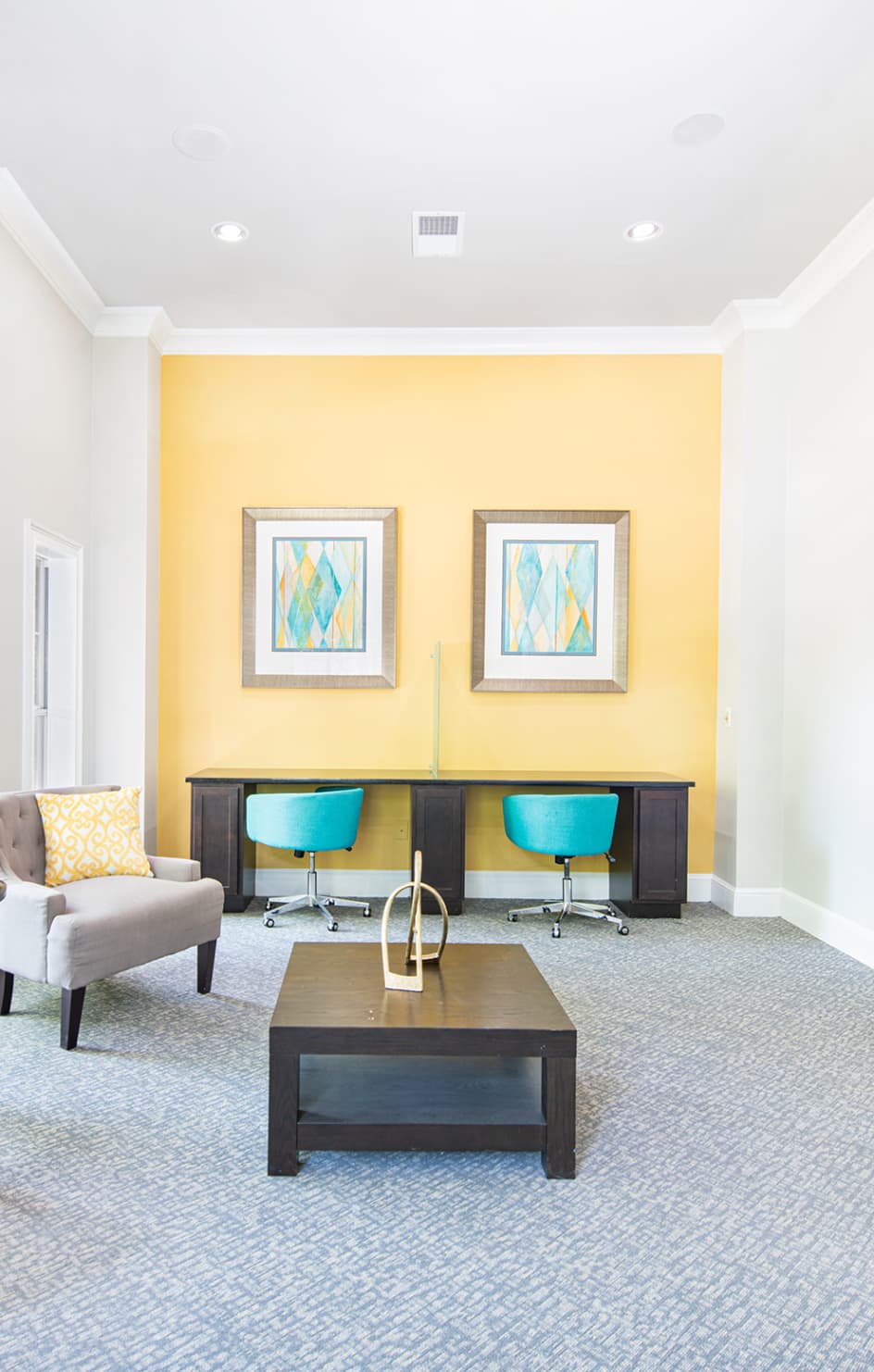 Clubhouse at MAA Research Park luxury apartment homes in Durham, NC
