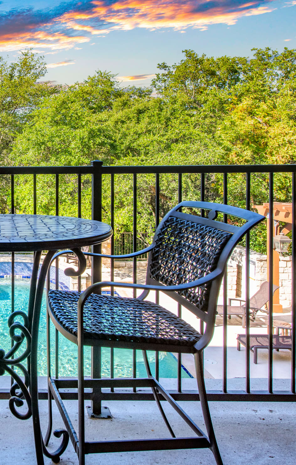 Leasing Office Balcony at MAA Barton Creek in Austin, TX