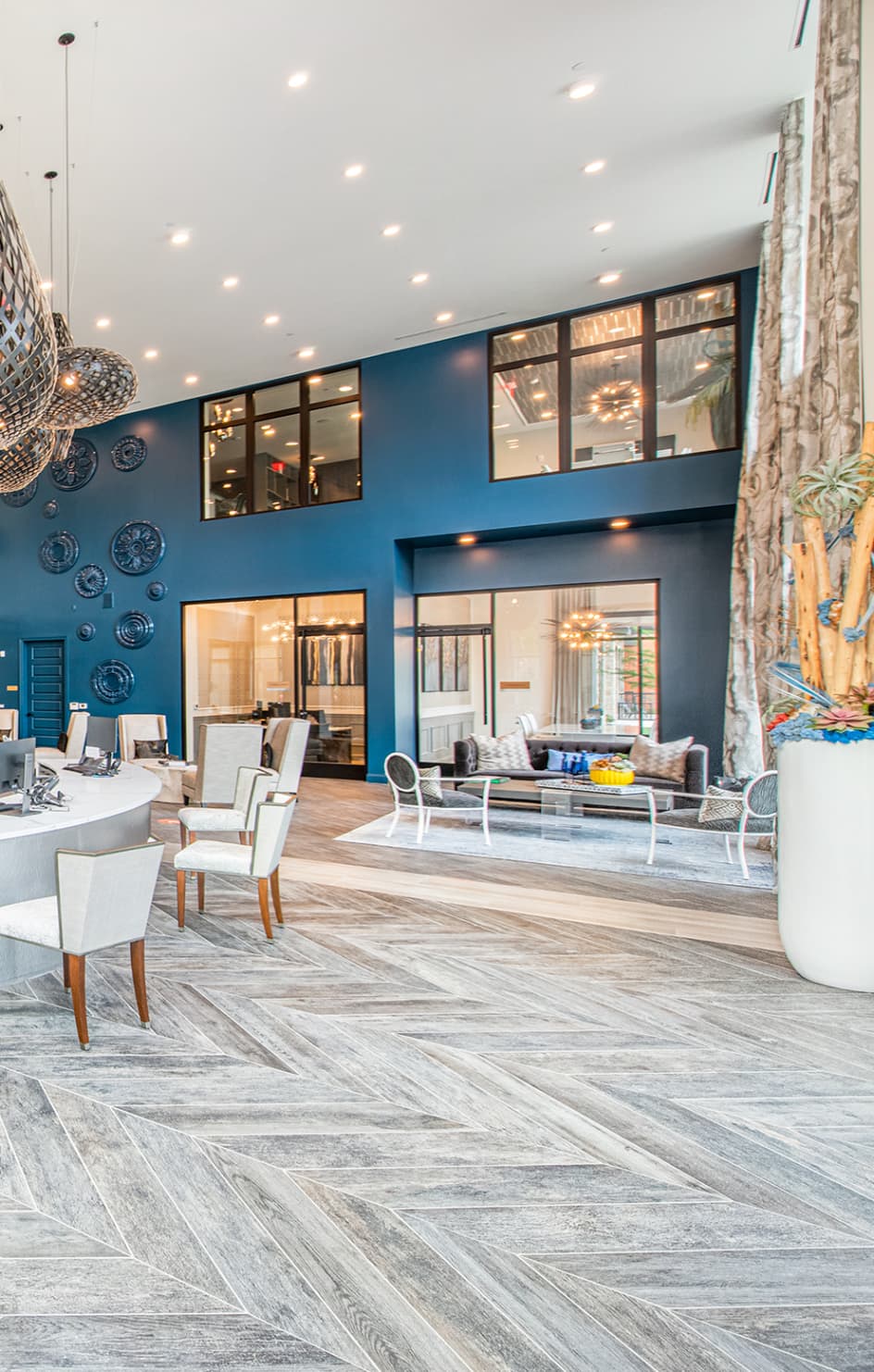 Leasing office at MAA Frisco Bridges luxury apartment homes in Dallas, TX
