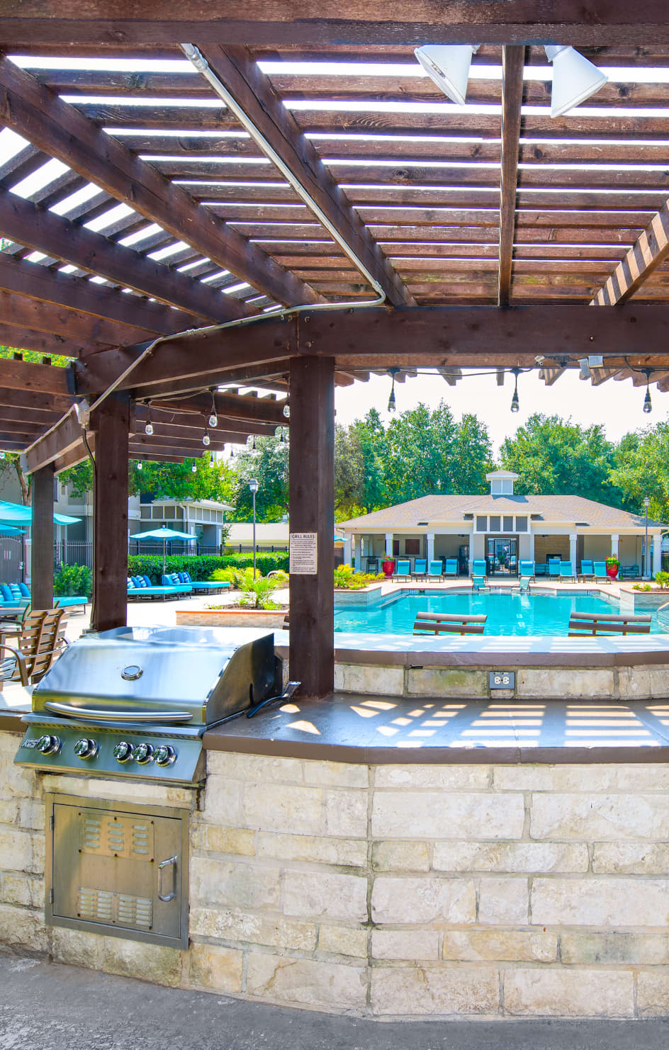 Grills at Haven at Blanco luxury apartment homes in San Antonio, TX