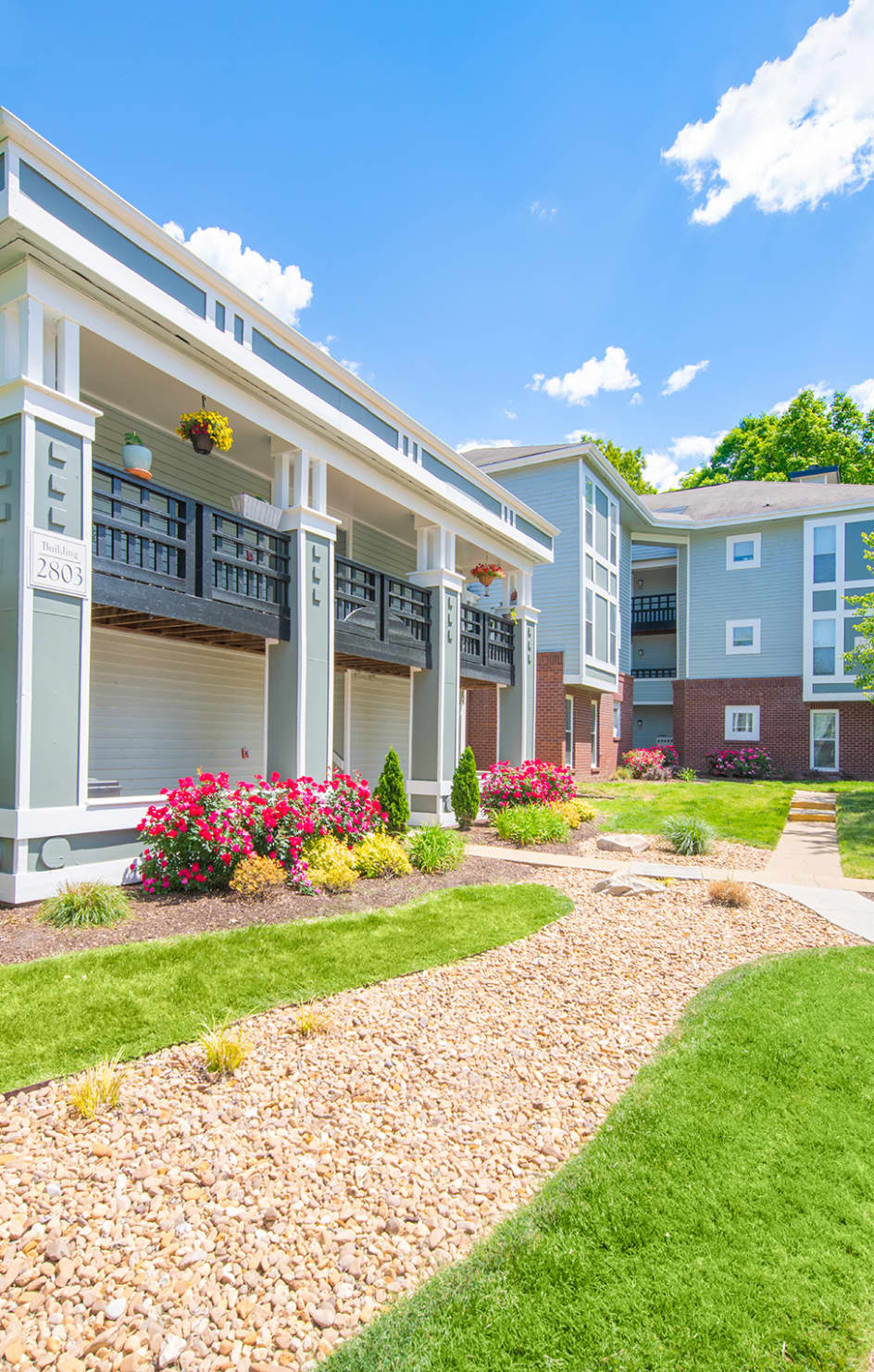 Exterior at Colonial Village at Waterford luxury apartment homes in Richmond, VA