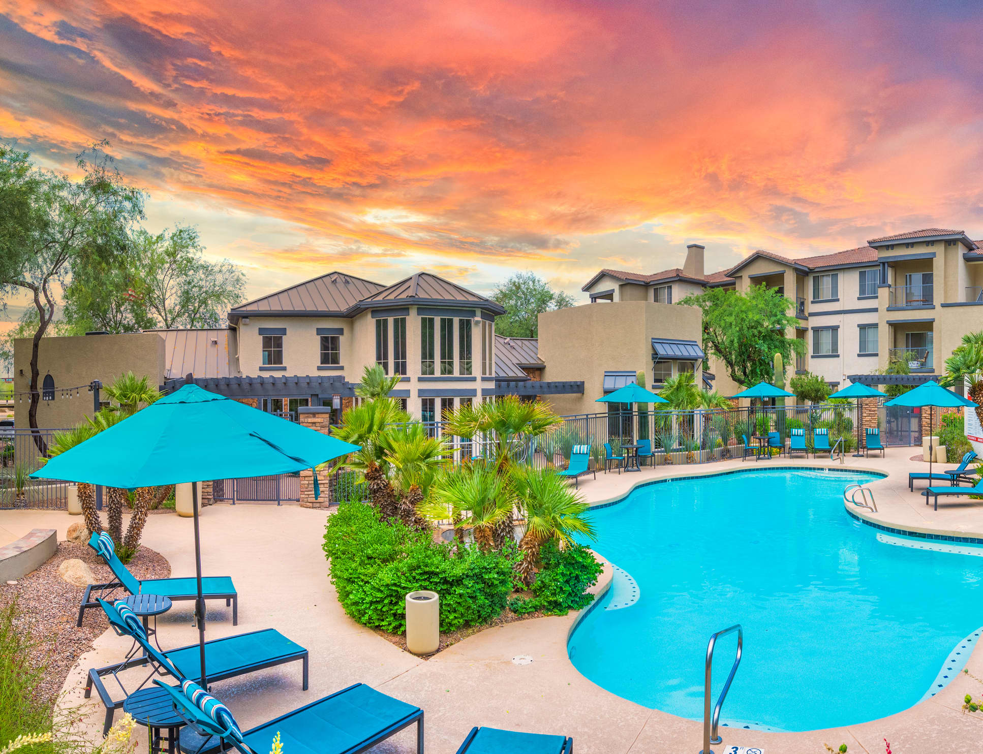 Pool at Talus Ranch luxury apartment homes in Phoenix, AZ
