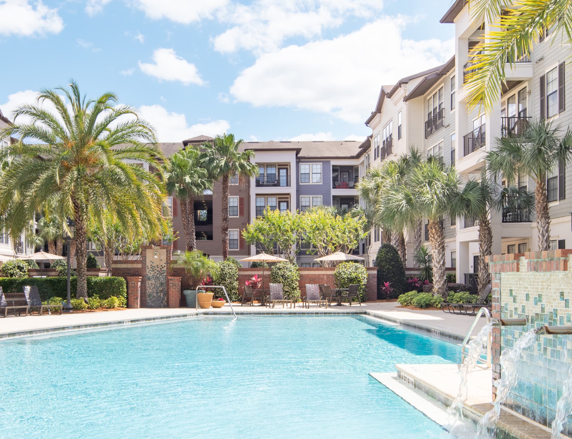 Pool at Tattersall at Tapestry Park luxury apartment homes in Jacksonville, FL