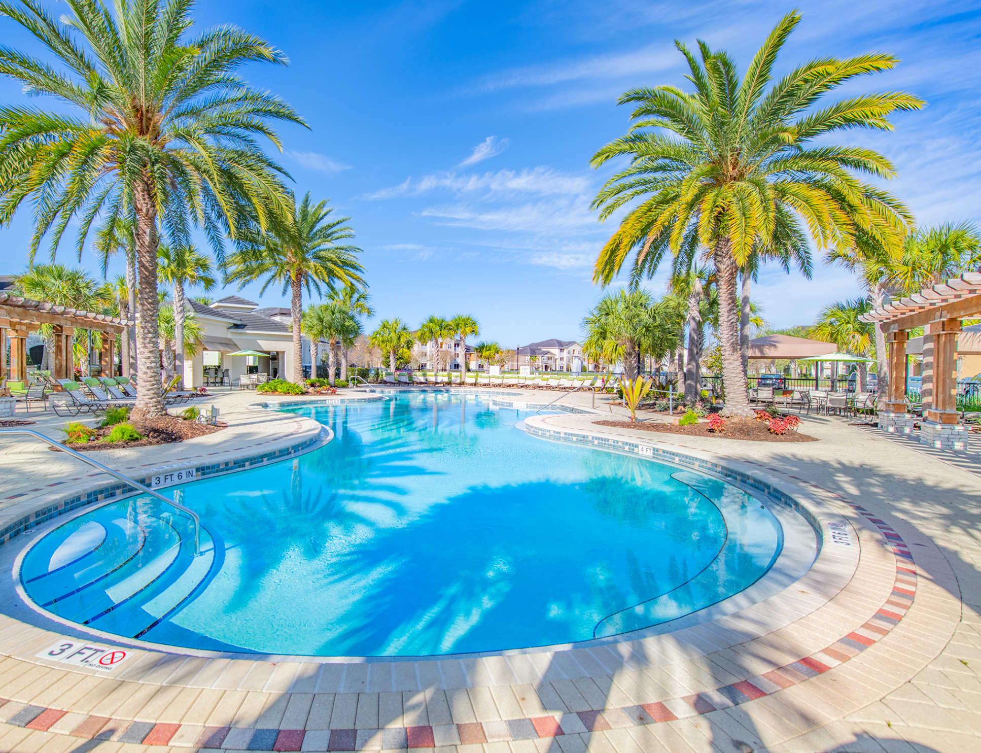 Pool at MAA Randal Lakes luxury apartment homes in Orlando, FL