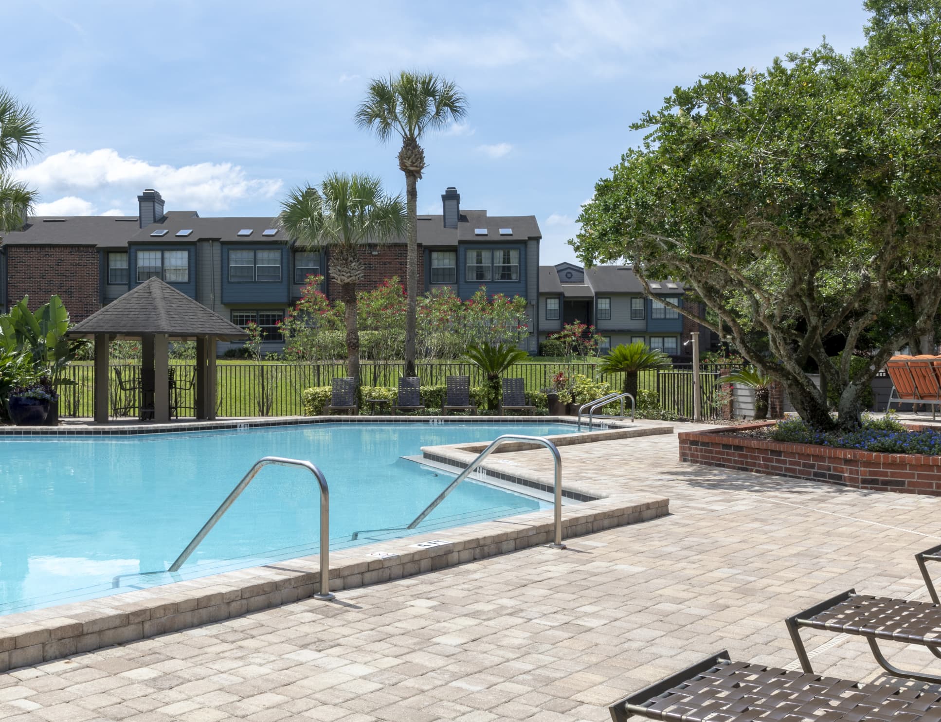 Pool at Tiffany Oaks luxury apartment homes in Orlando , FL