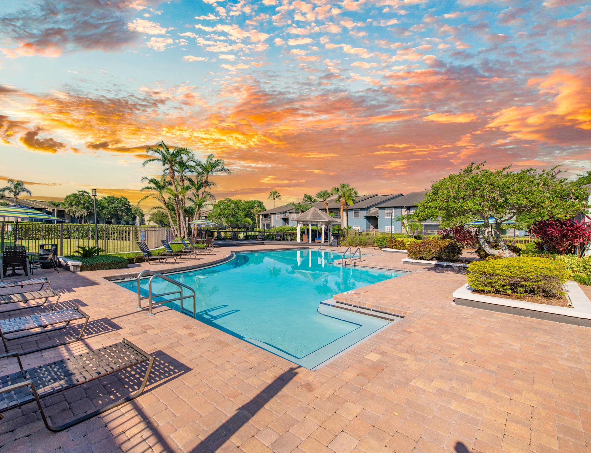 Pool at MAA Indio Point luxury apartments homes in Brandon, FL