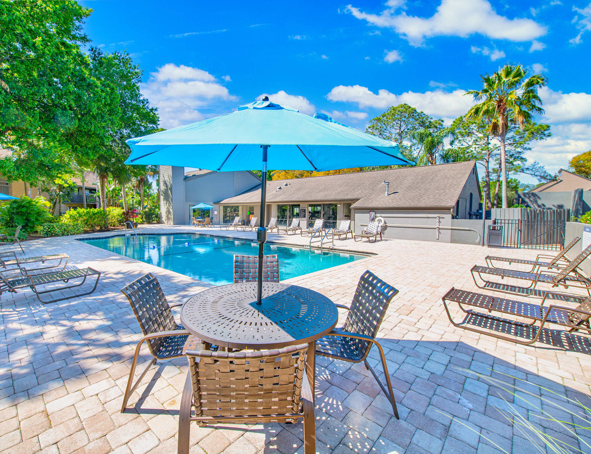Pool at The Links at Carrollwood luxury apartment homes in Tampa, FL