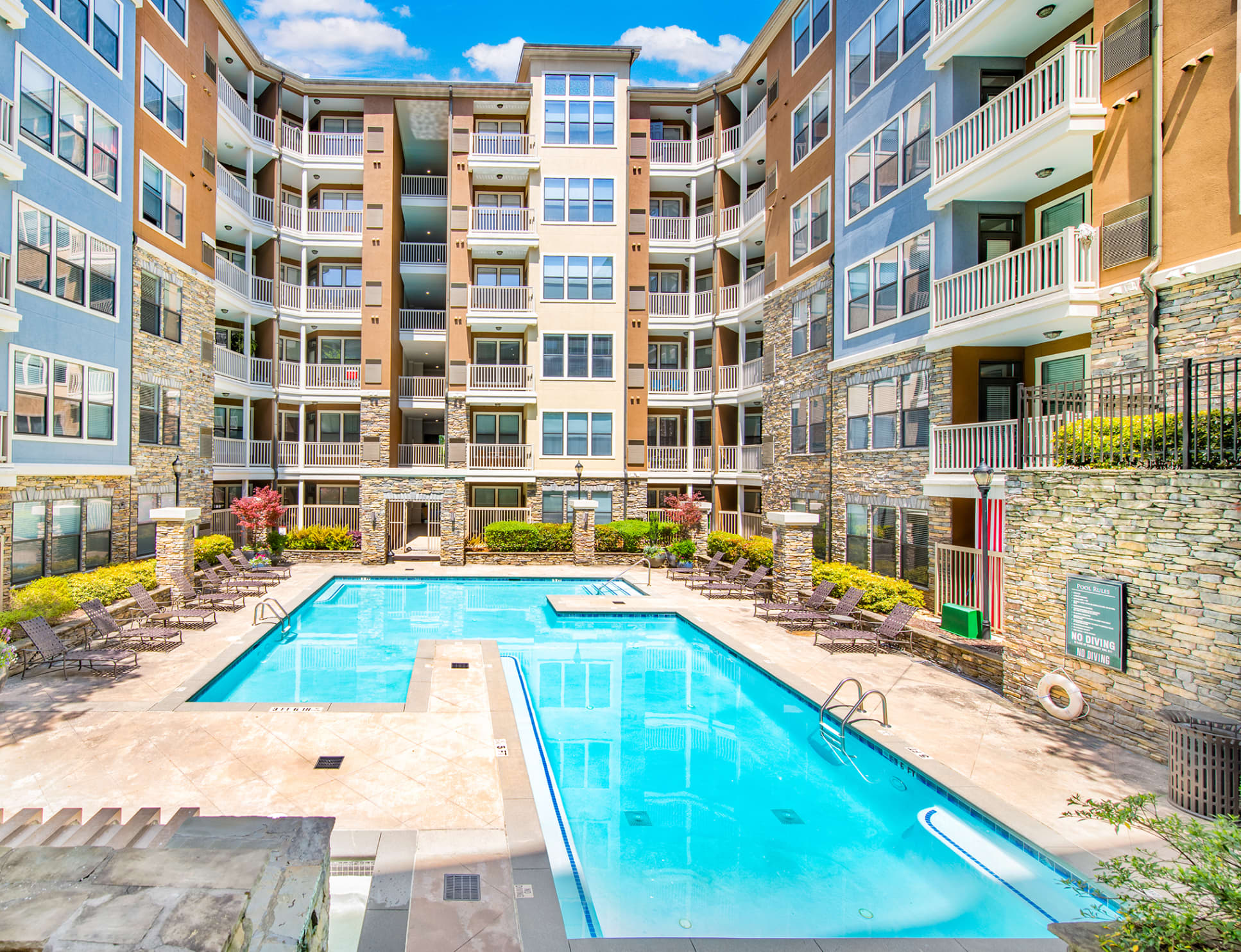 Pool at MAA Brookwood luxury apartment homes in Atlanta, GA