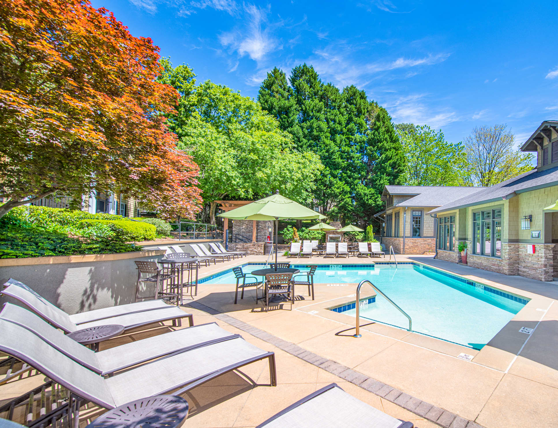 Pool at MAA Peachtree Hills luxury apartment homes in Atlanta, GA