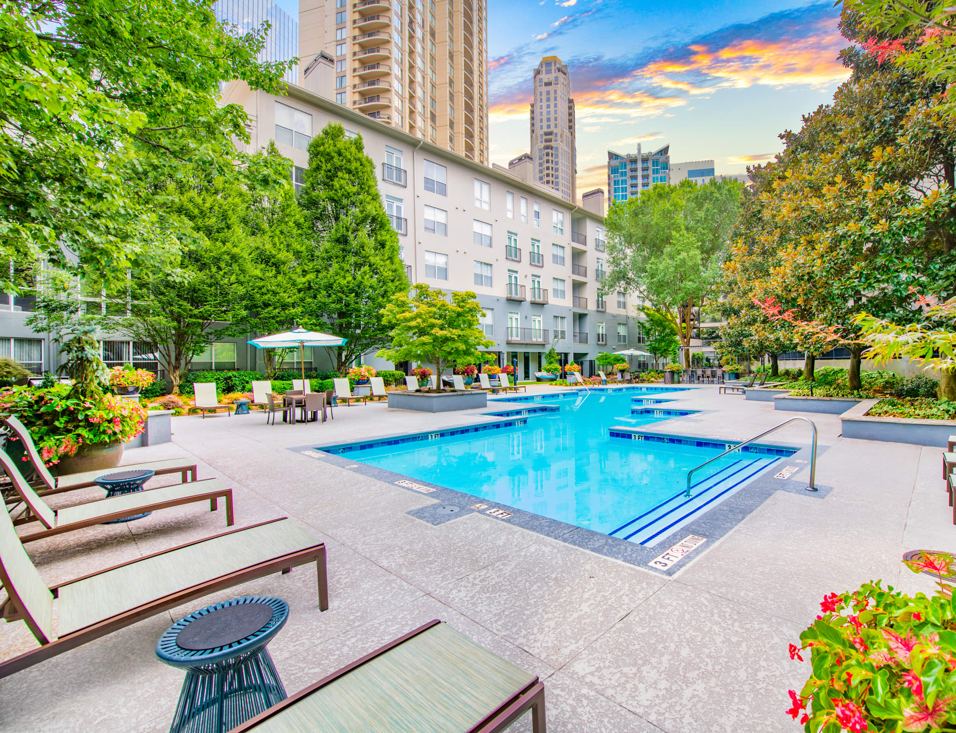 Pool at MAA Stratford luxury apartment homes in Atlanta, GA