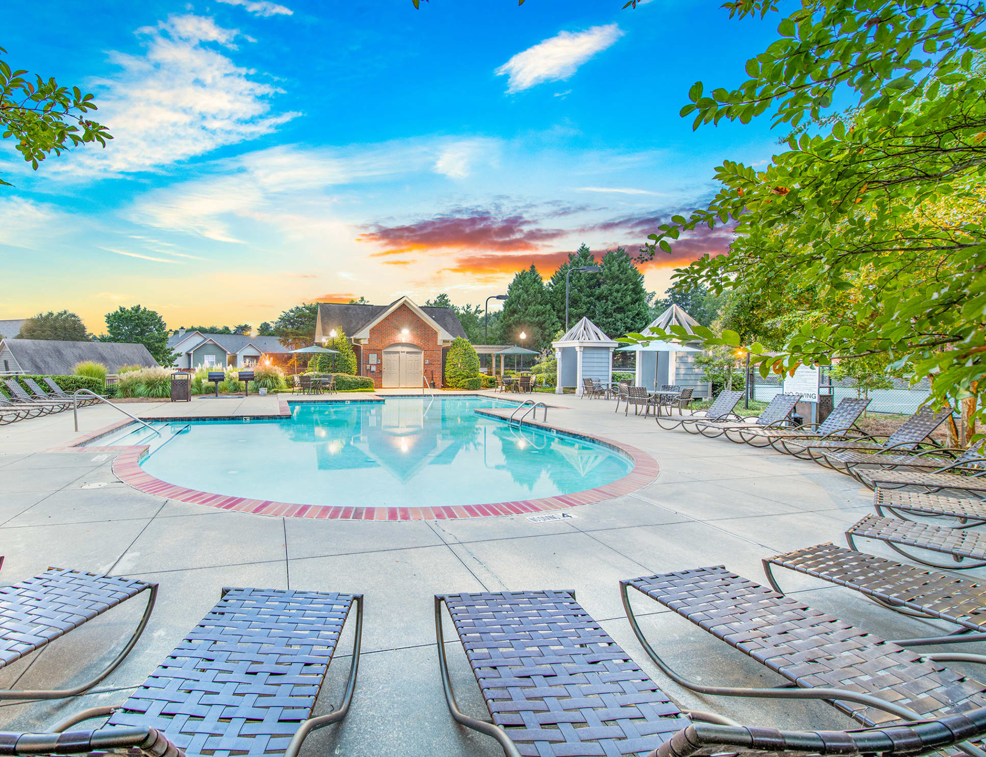 Pool at MAA University Lake luxury apartment homes in Charlotte, NC