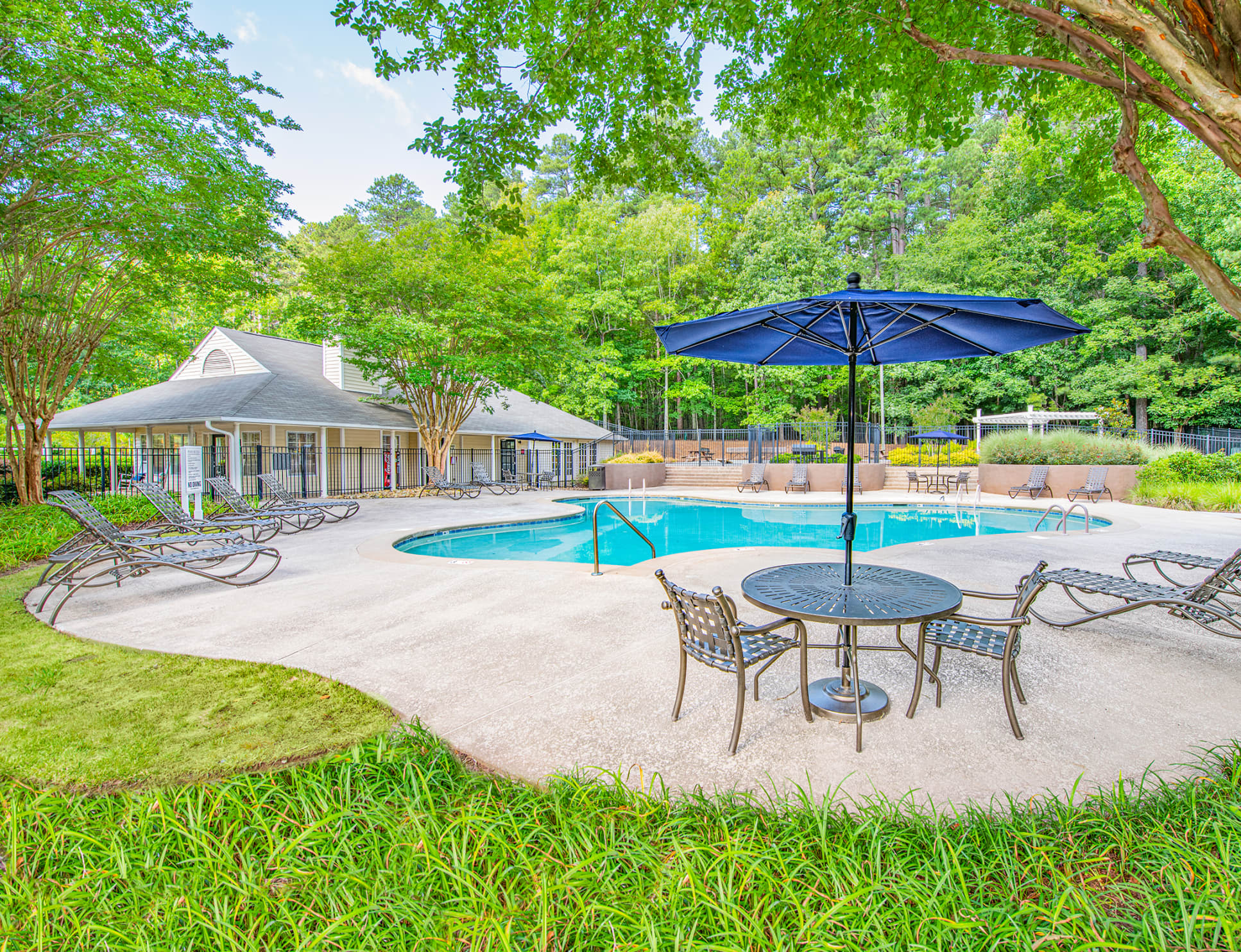 Pool at MAA Duke Forest luxury apartment homes in Durham, NC