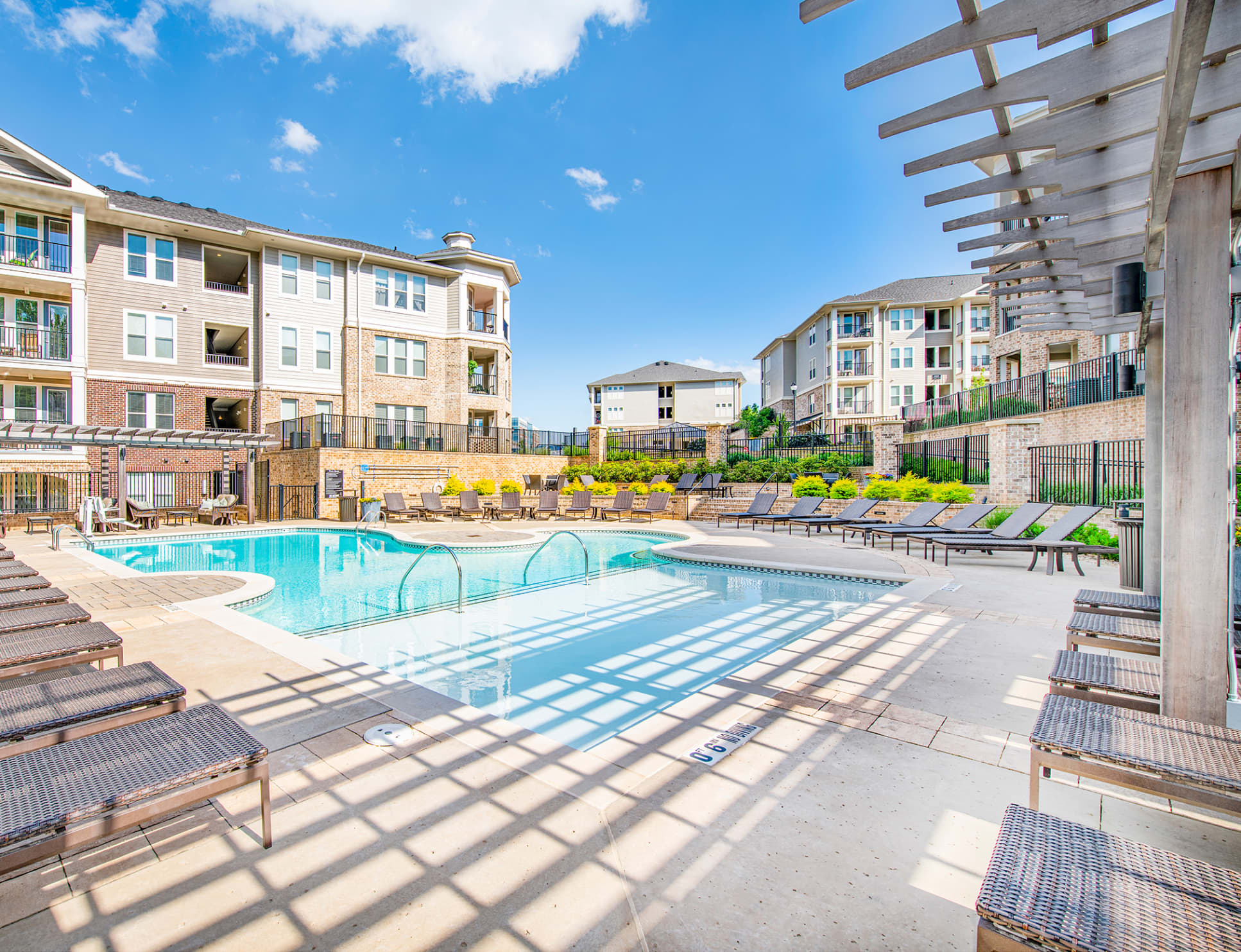 Pool 1 at MAA Wade Park luxury apartment homes in Raleigh, NC