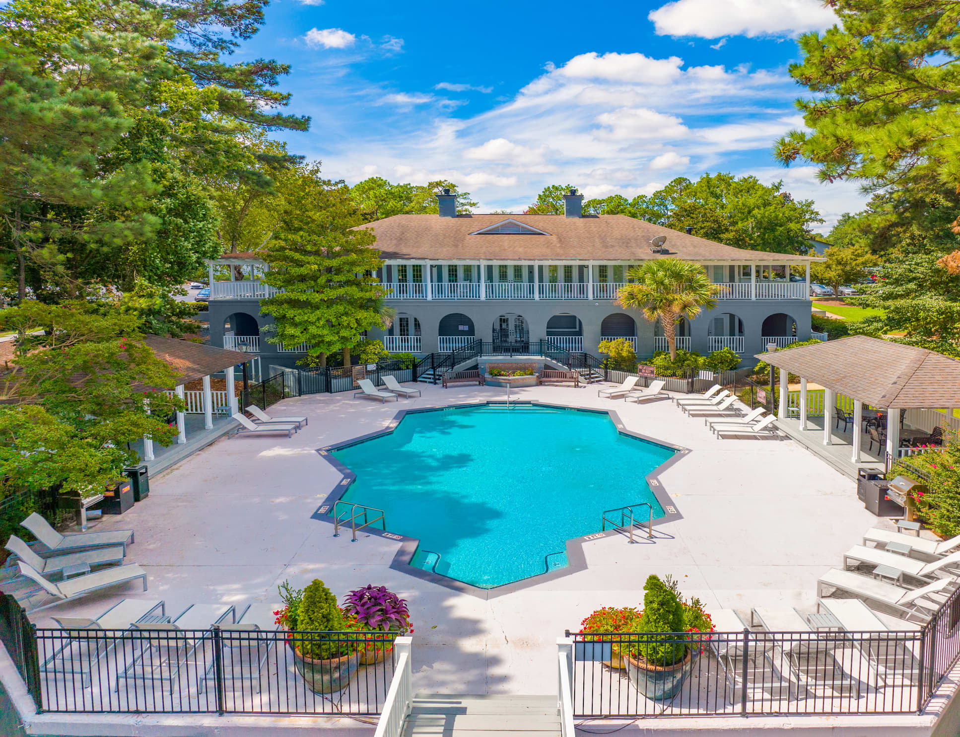 Pool view at TPC Columbia in Columbia, SC