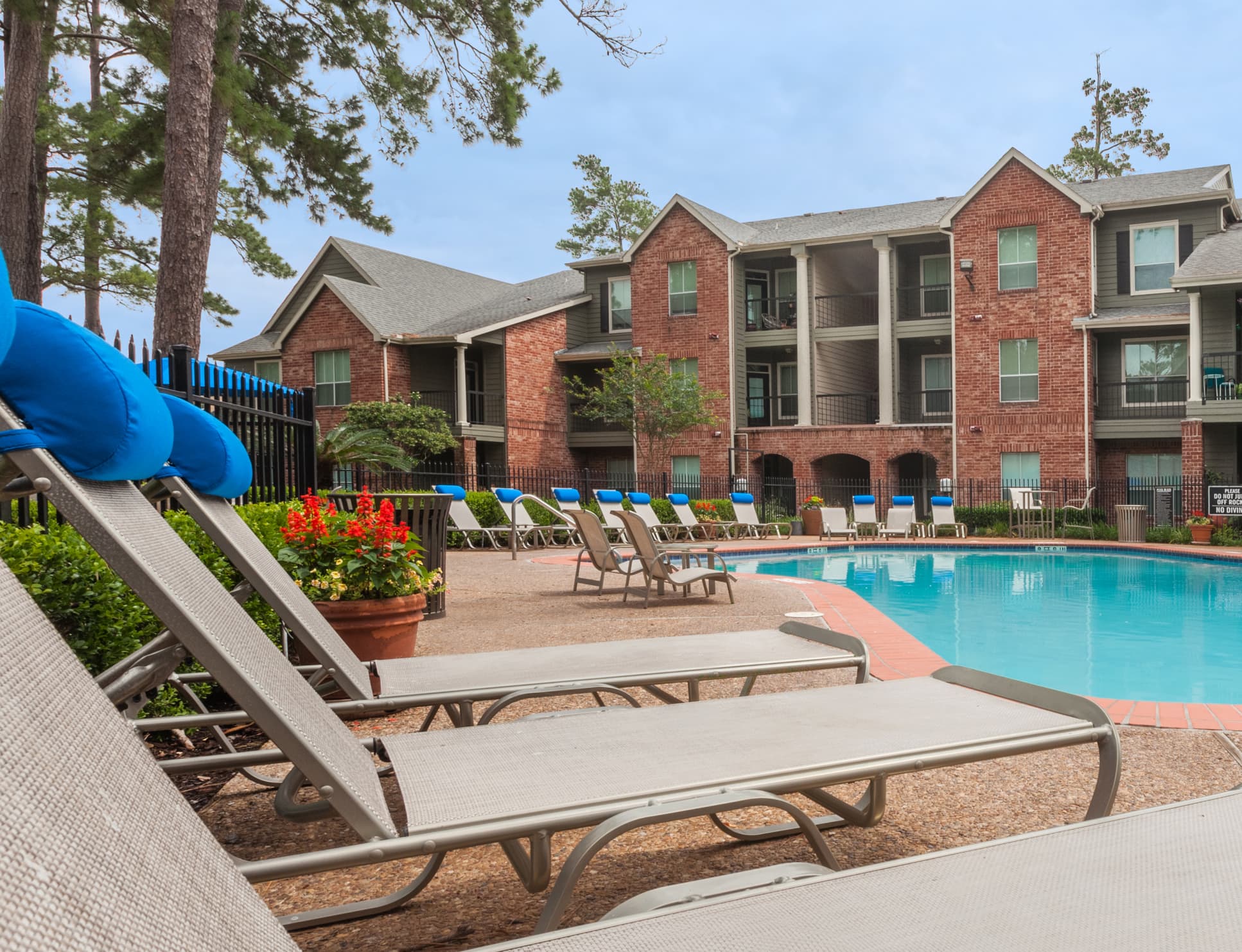 Pool at MAA Greenwood Forest luxury apartment homes in Houston, TX