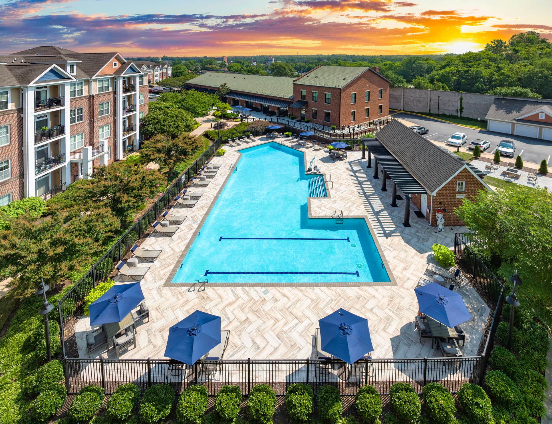 Pool at Apartments at Cobblestone in Fredericksburg, VA