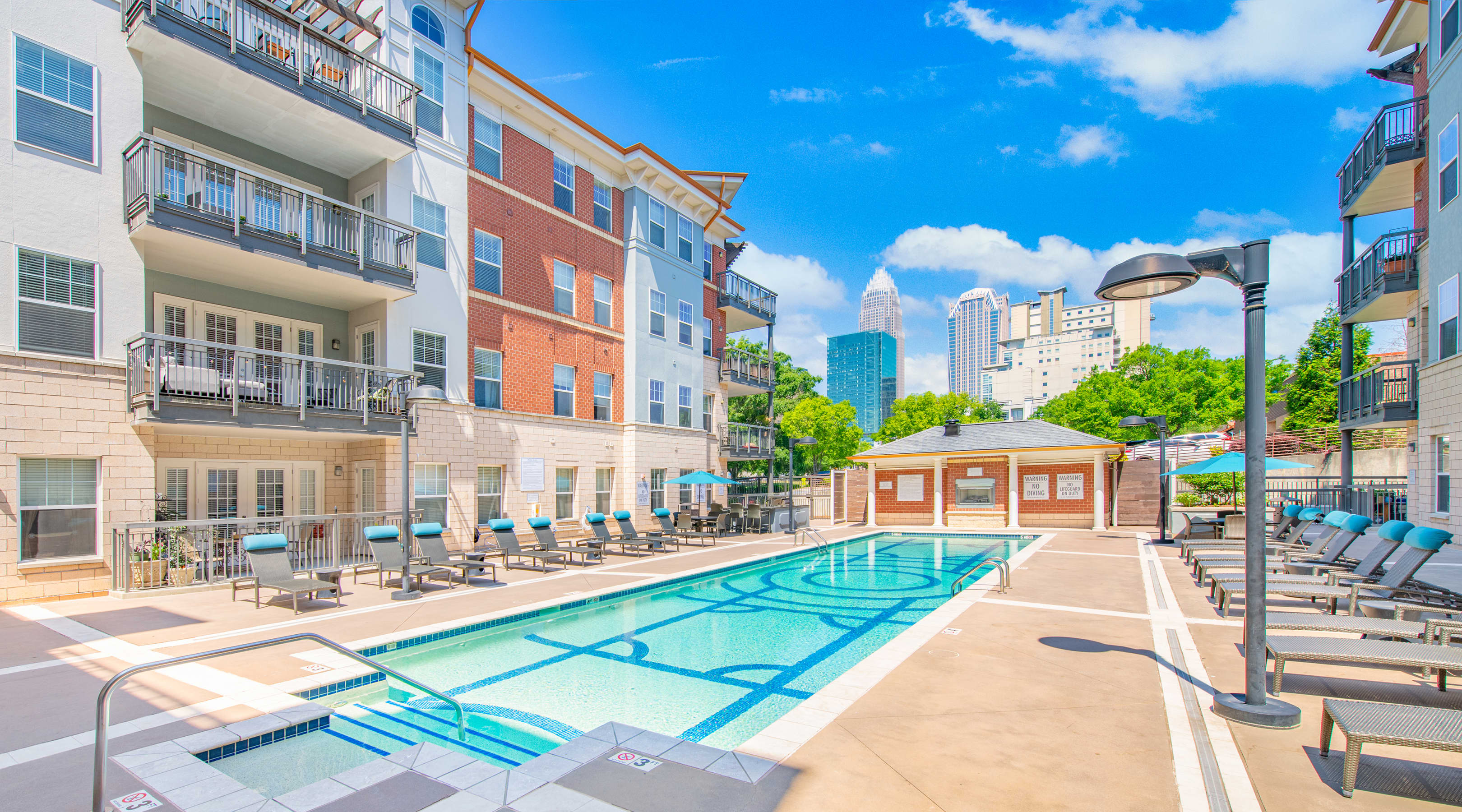 Pool at MAA Enclave luxury apartment homes in Charlotte, NC