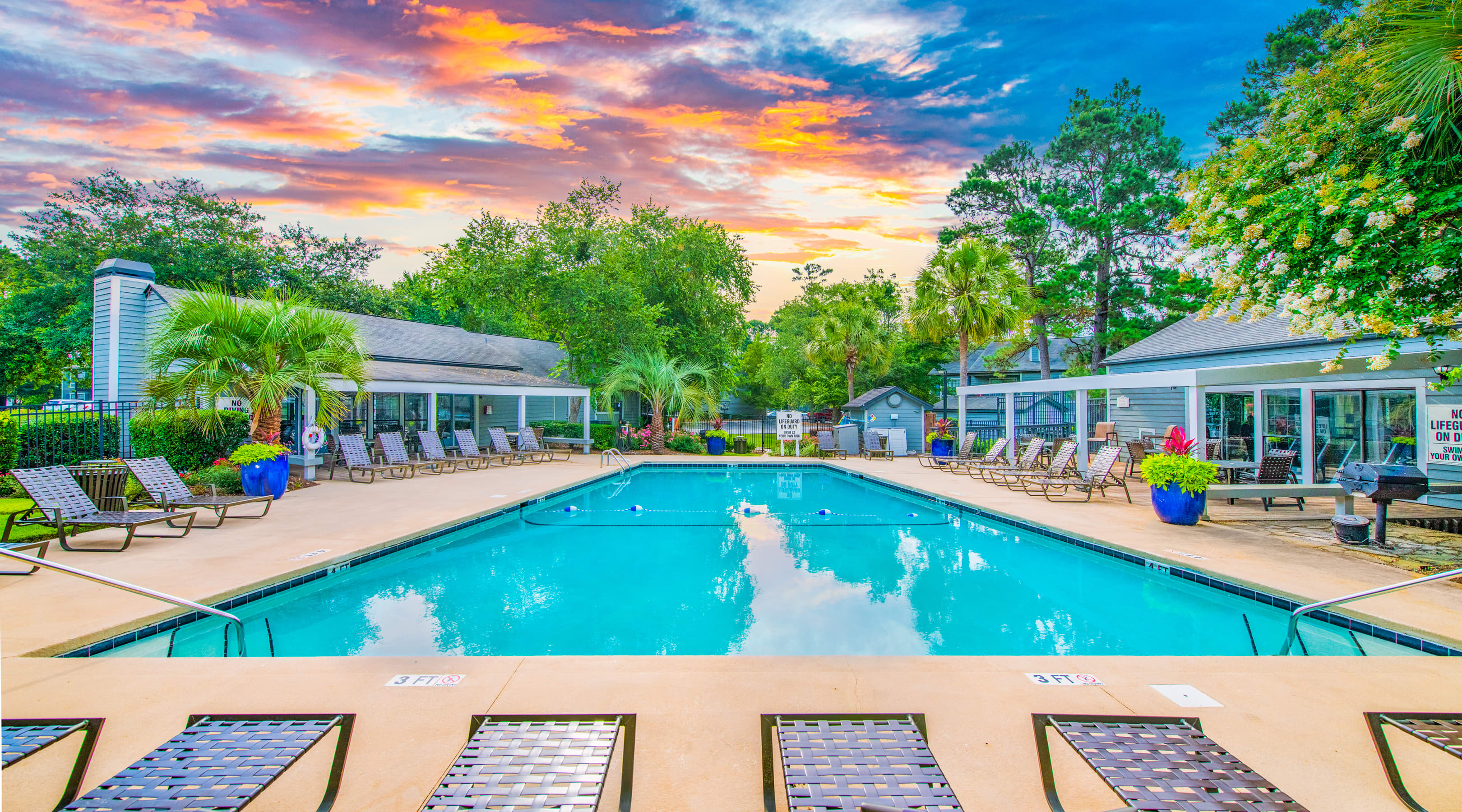 Pool at MAA Crowfield luxury apartment homes in Goose Creek, SC