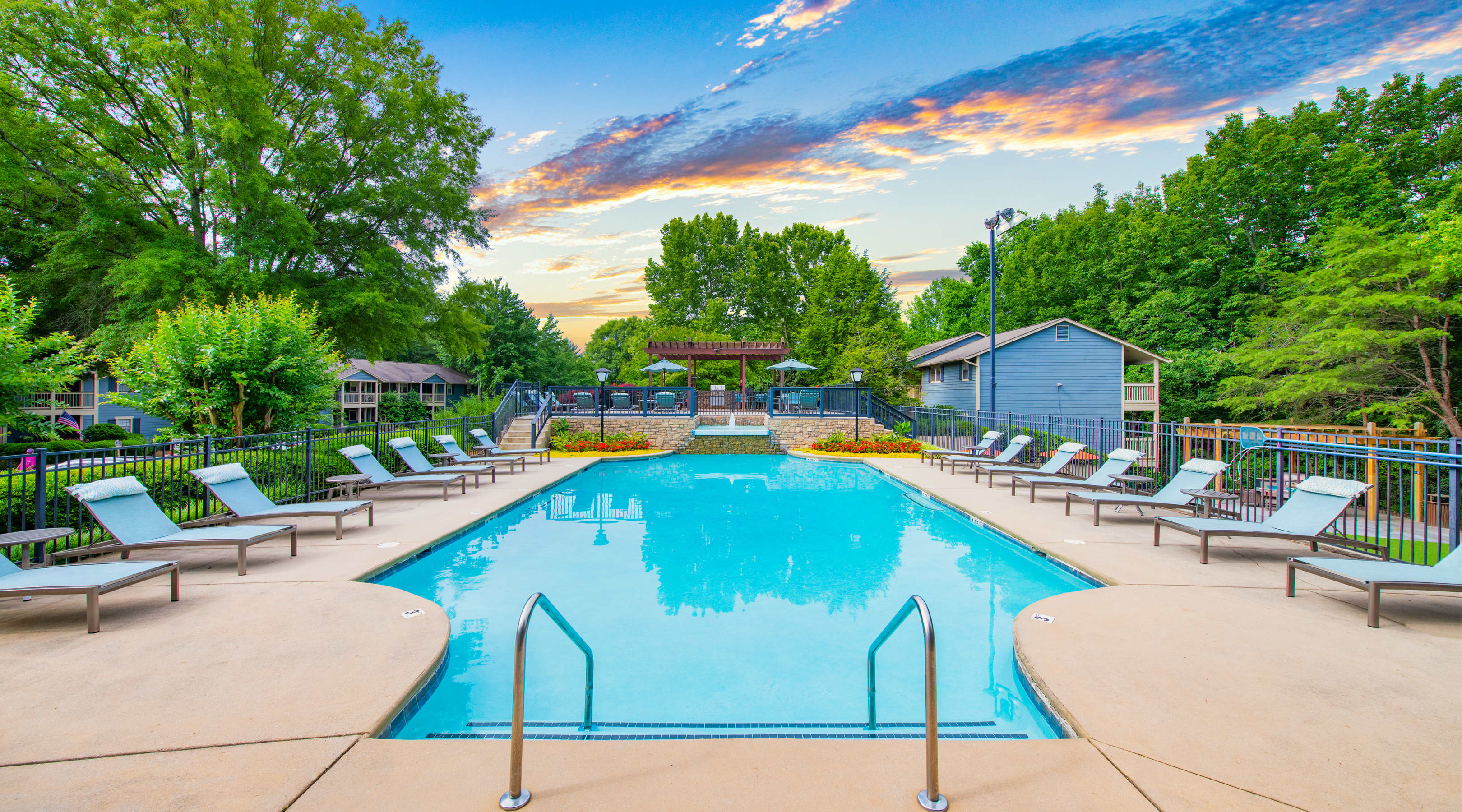 Pool at Windridge luxury apartment homes in Chattanooga, TN