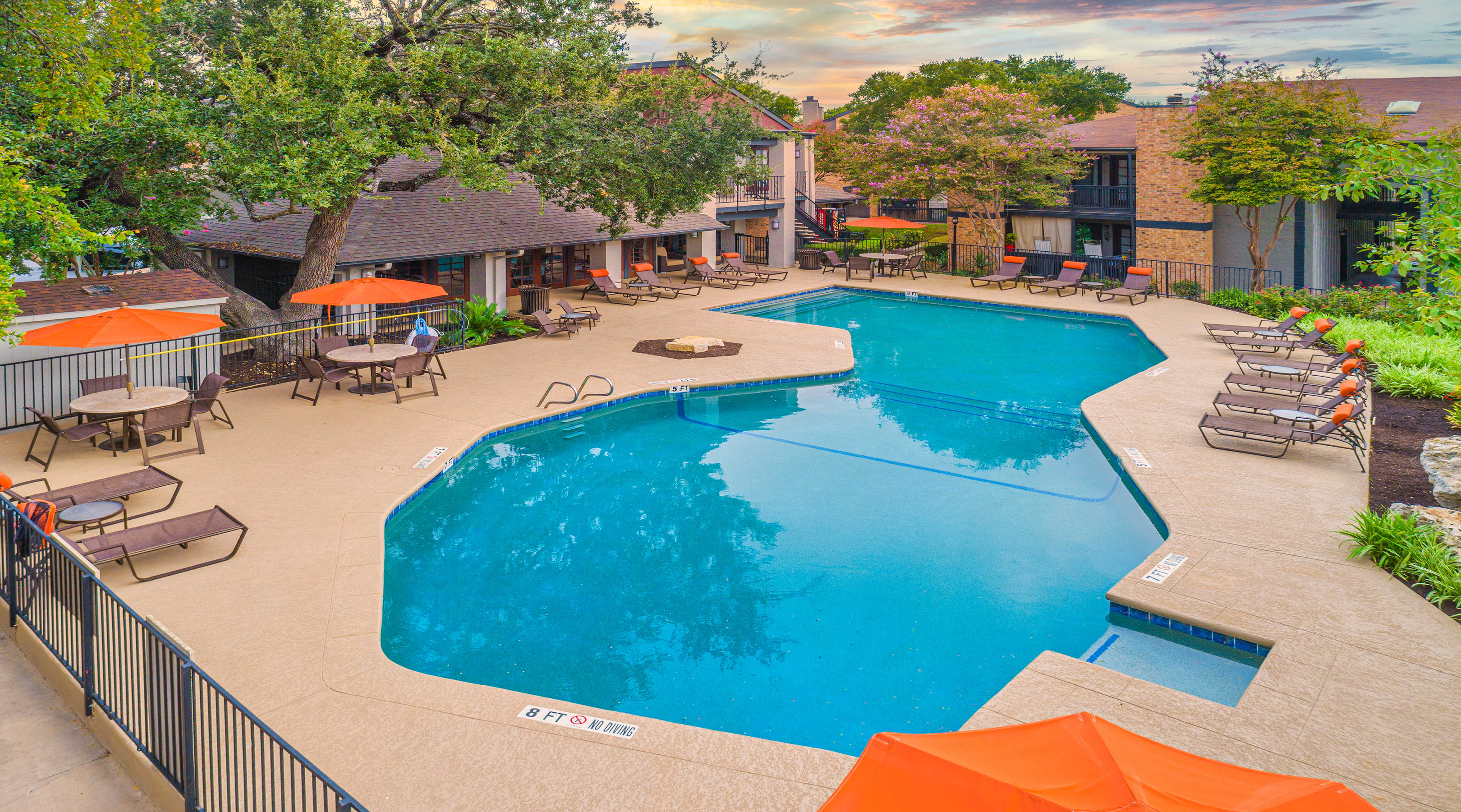 Pool at Balcones Woods luxury apartment homes in Austin, TX