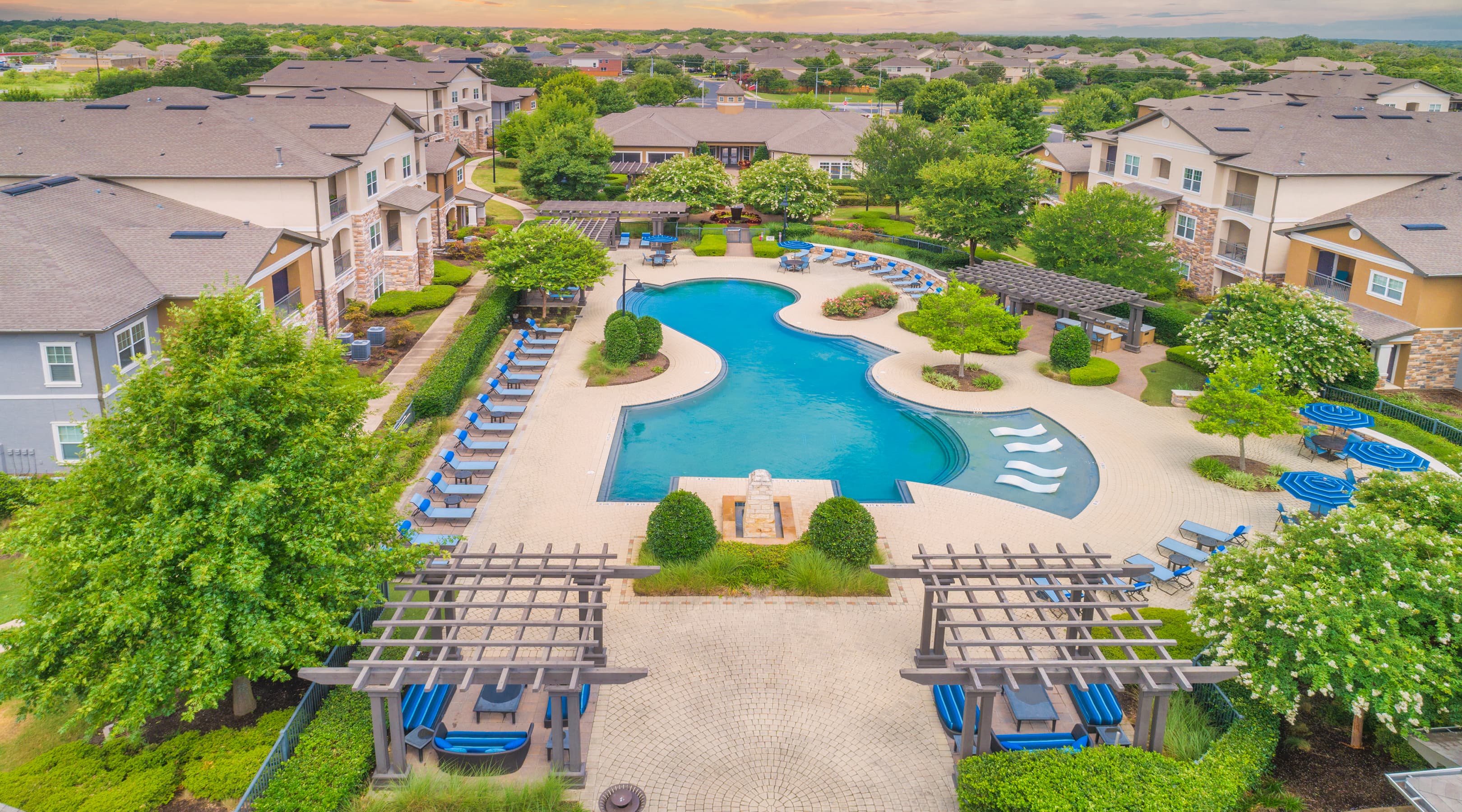 Pool at MAA Double Creek luxury apartment homes in Austin, TX