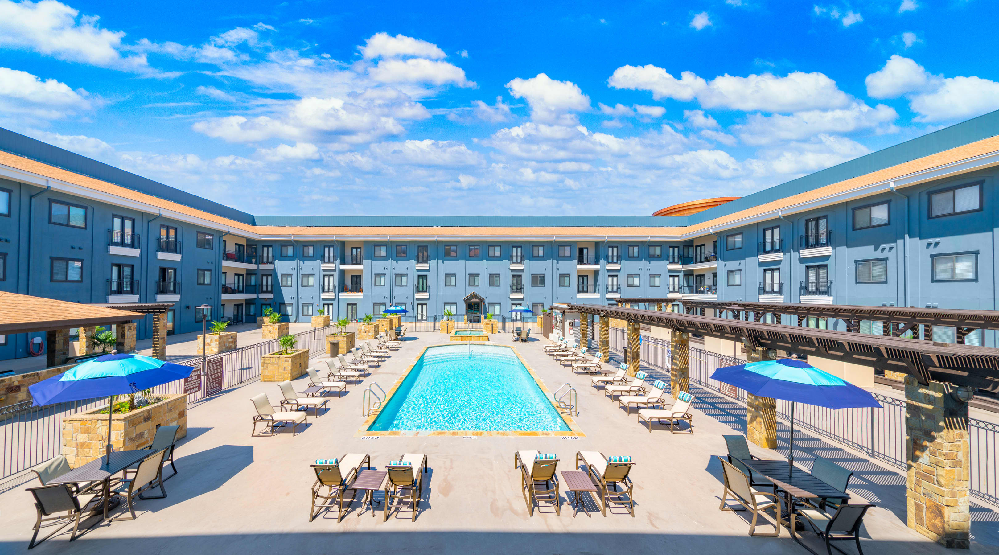 Pool at MAA Times Square at Craig Ranch luxury apartment homes in Dallas, TX