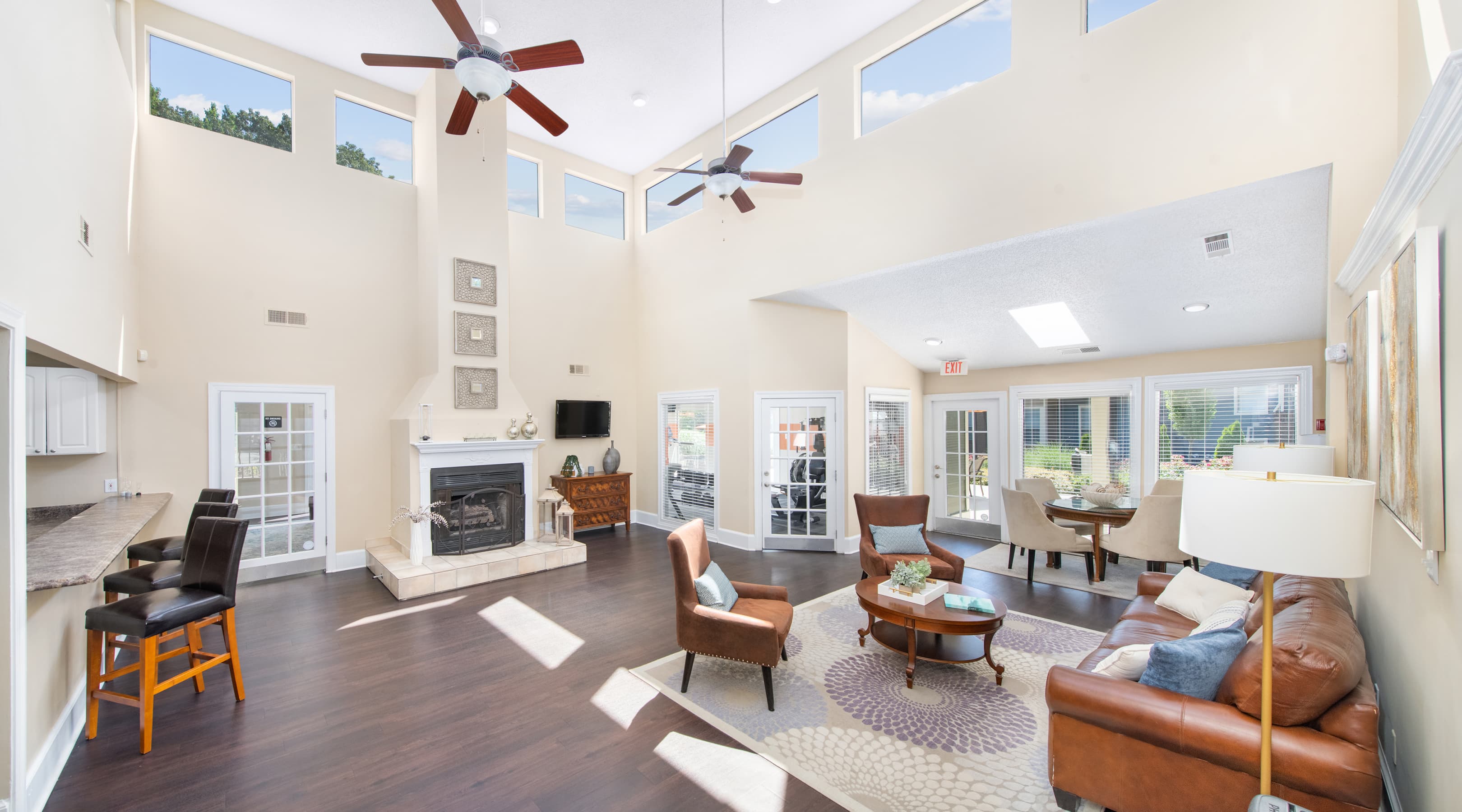 Leasing center at Colonial Village at West End in Richmond, VA