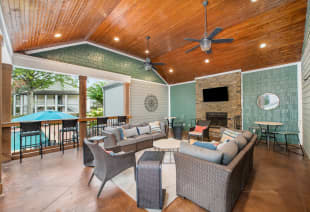 Pool lounge at Eagle Ridge luxury apartment homes in Birmingham, AL