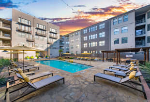 Pool at MAA Medical District luxury apartment homes in Dallas, TX