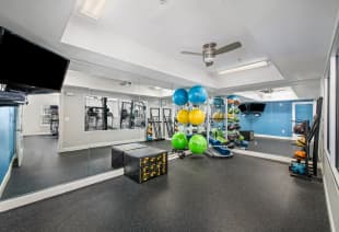 Fitness Center at Station Square at Cosners Corner luxury apartment homes in Fredericksburg, VA