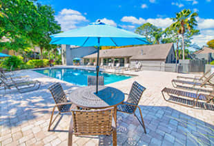 Pool at MAA Carrollwood luxury apartment homes in Tampa, FL