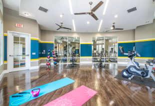 Yoga and TRX studio at MAA Baldwin Park luxury apartment homes in Orlando, FL