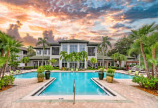 Pool at MAA Rocky Point luxury apartment homes in Tampa, FL