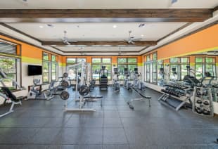 Fitness center at MAA Bulverde luxury apartment homes in San Antonio, TX