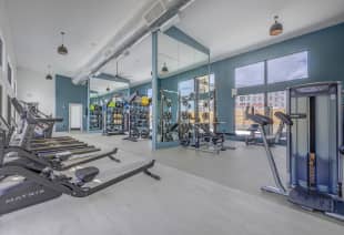 Fitness center at MAA at Daybreak luxury apartment homes in South Jordan, UT