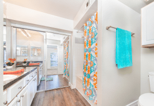 Bathroom at MAA Ranchstone luxury apartment homes in Houston, TX