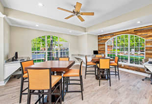 Cyber cafe at MAA Bellevue luxury apartment homes in Nashville, TN