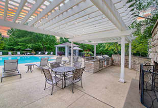 Pool grill at MAA Indian Lake luxury apartment homes in Hendersonville, TN