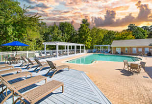 Pool at MAA Trinity luxury apartment homes in Raleigh, NC