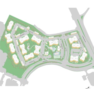 Post Corners VA Property Map