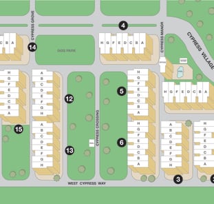 Cypress Village Property Sitemap