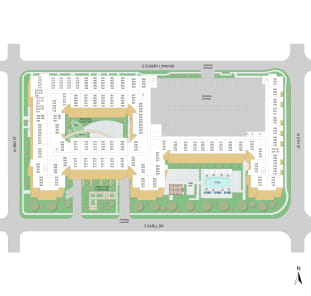 Property map at MAA Midtown Phoenix
