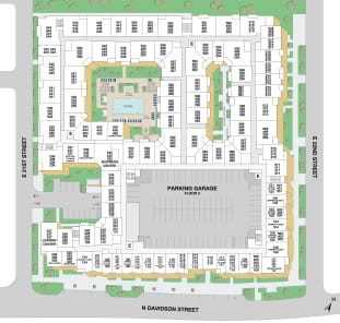 Property Map of MAA Optimist Park luxury apartments in Charlotte, NC