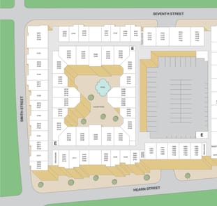 MAA Uptown Charlotte Property Map