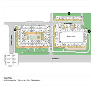 Property Map at MAA Nixie